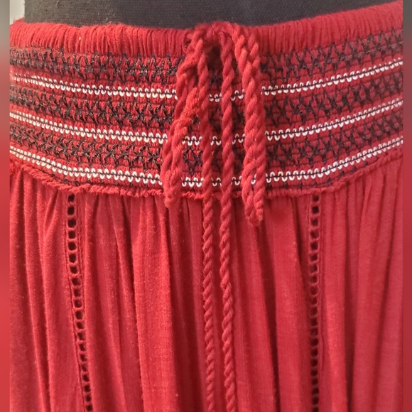NEW Zara maxi cotton skirt with elastic waistband ( Size M) - Picture 5 of 7